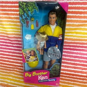 Mattel Ken and Tommy Doll Set with Blue and Yellow Outfit